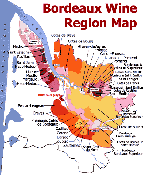 bordeaux france map