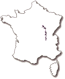 Carte Bourgogne