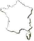 Corse map