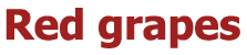 red grapes